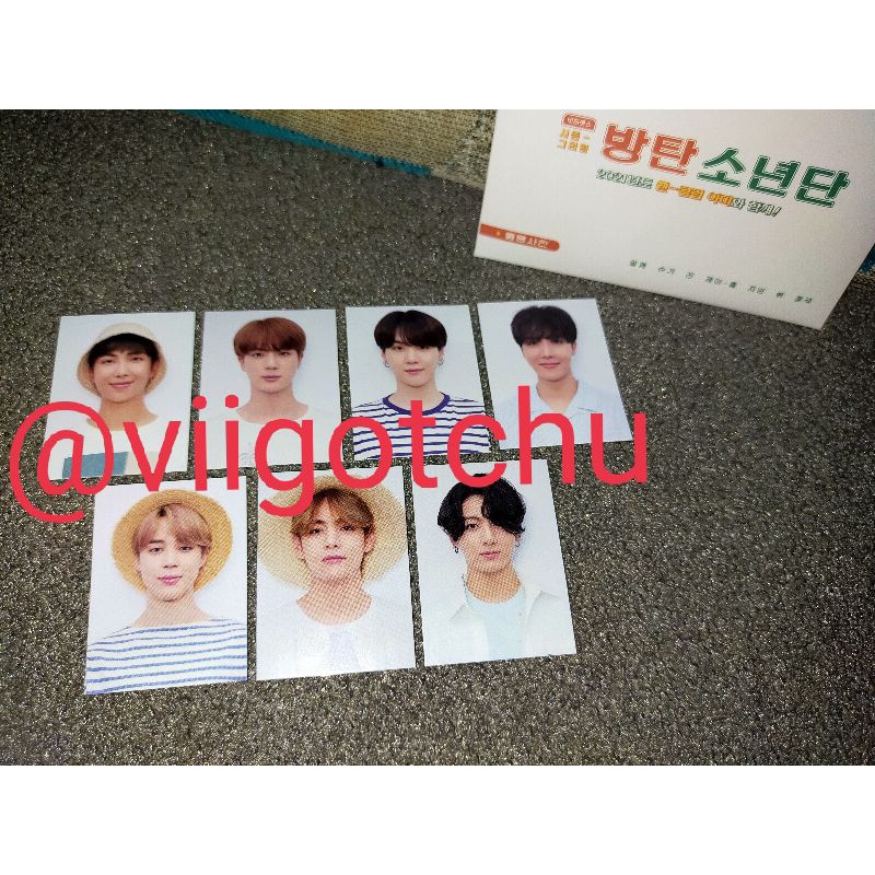 [Official] BTS ID Photo Set 30 X 40 Season's Greeting