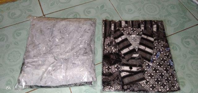 (termurah Busui 6 Warna + Ada Anak) Couple Batik Brokat Annabel Pinguin Batik
