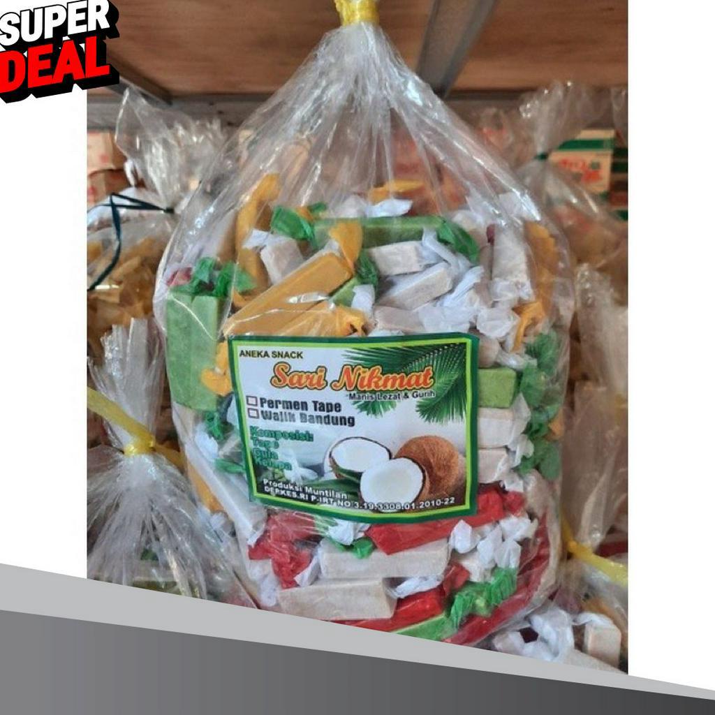 

MURRRMERRR READY 1KG PERMEN TAPE SUWAR SUWIR PERMEN TAPE 1KG