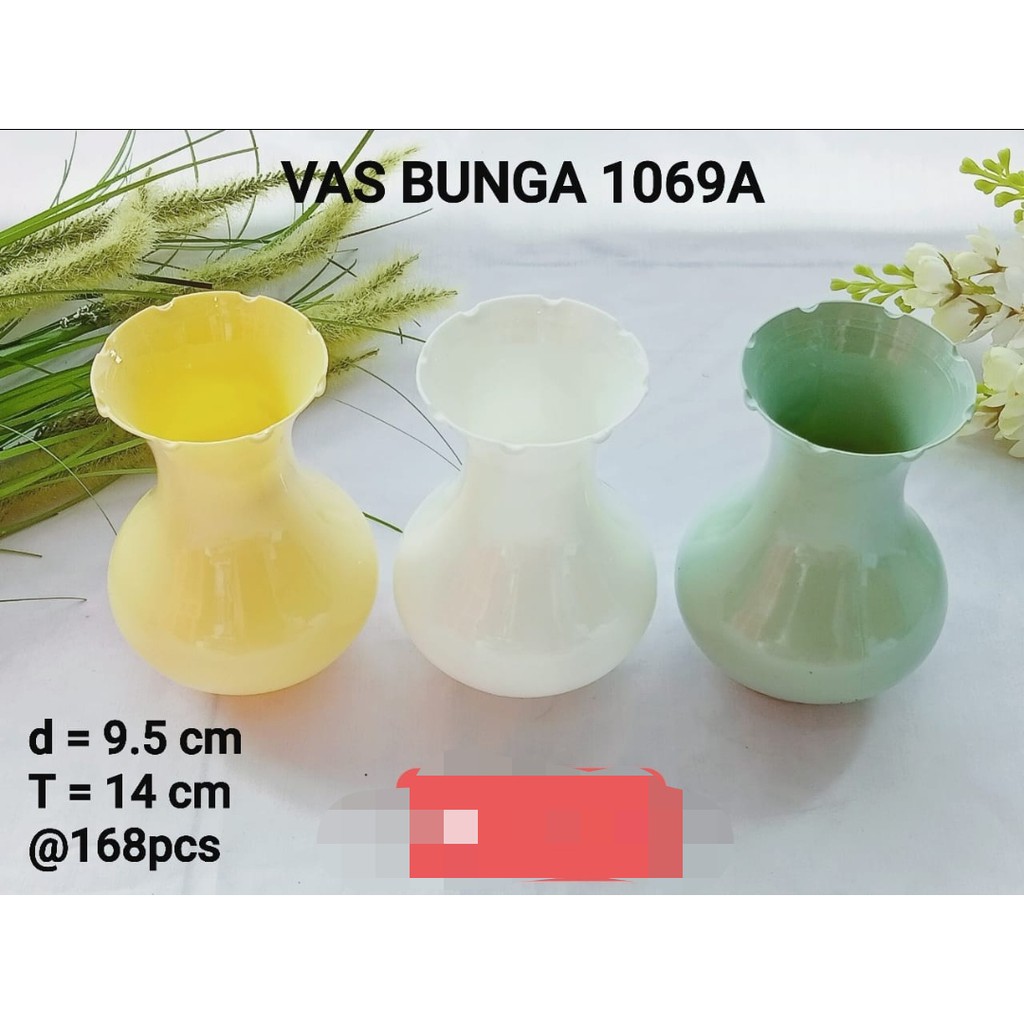

pot bunga plastik 1069A doff temen transparan