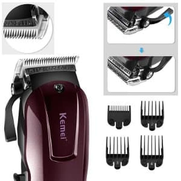 KEMEI 2600 Original Alat Cukur Rambut Cordless Hair Trimmer Clipper KM KM2600 KM-2600