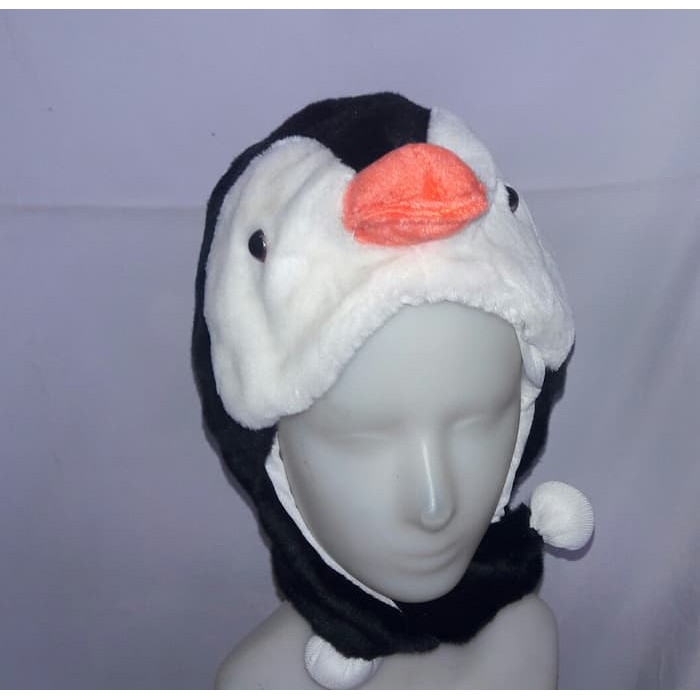 Animal hat Karakter Pinguin lucu topi boneka anak TK