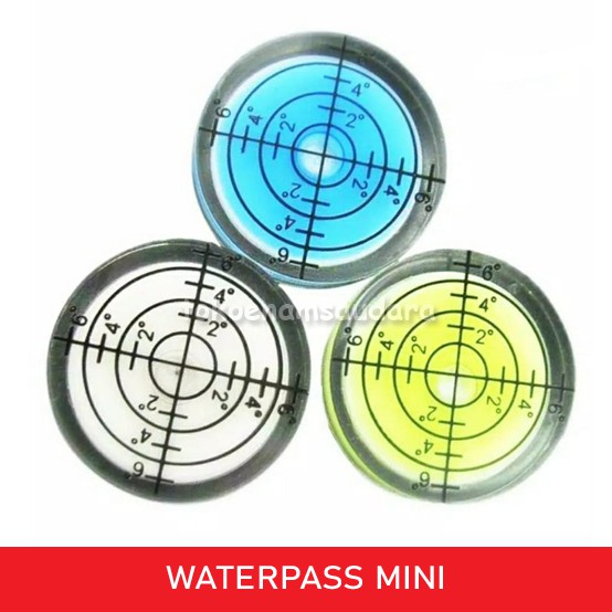 Waterpass Mini Bulat Pengukur Kedataran Permukaan Portable