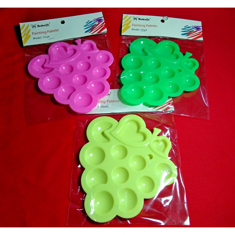 

Butterfly Palette Lukis Anggur Pink / Kuning / Hijau ( IRRA STORE )