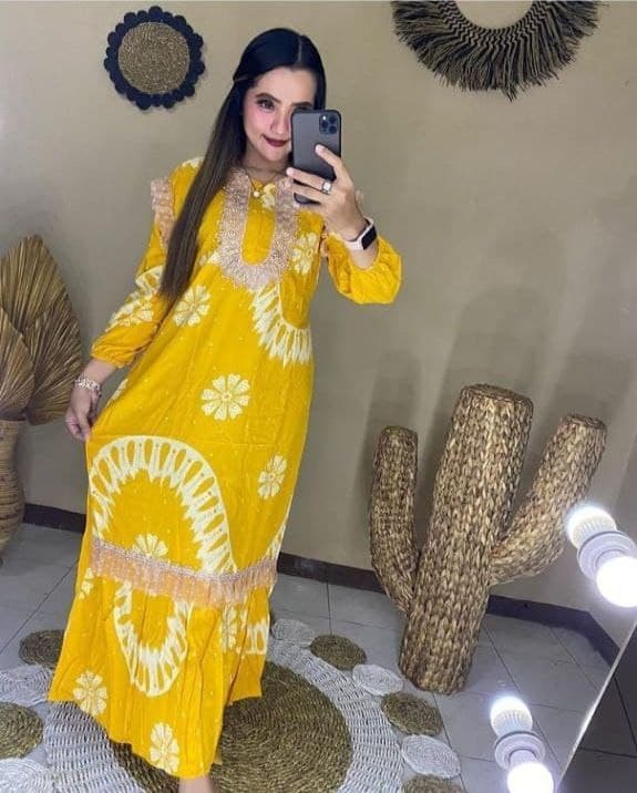 LONGDRESS ARAB RENDA BUNGA RANTAI /  DASTER ARAB RENDA BUNGA RANTAI / DASTER MURAH