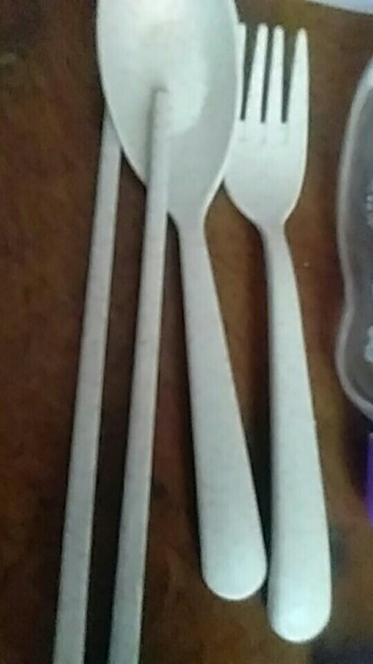 Set Sendok Garpu Sumpit Travel Jerami Tanpa Kardus / Set Alat Makan Jerami / Alat Set Makan Murah