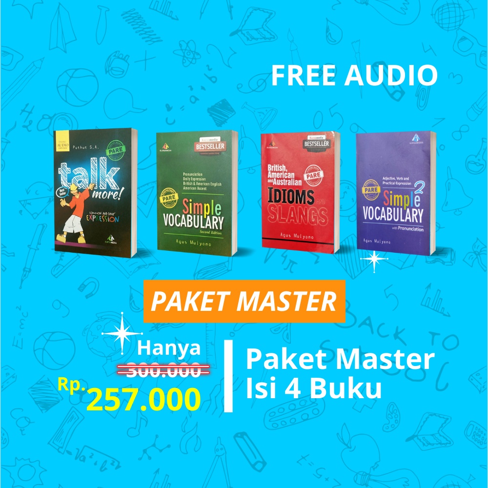 PAKET JAGO NGOMONG INGGRIS | BUKU KAMPUNG INGGRIS