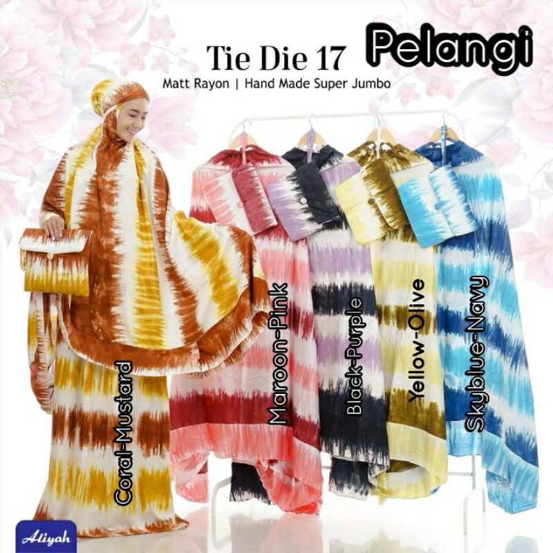 Mukena Pelangi Rayon Jumbo