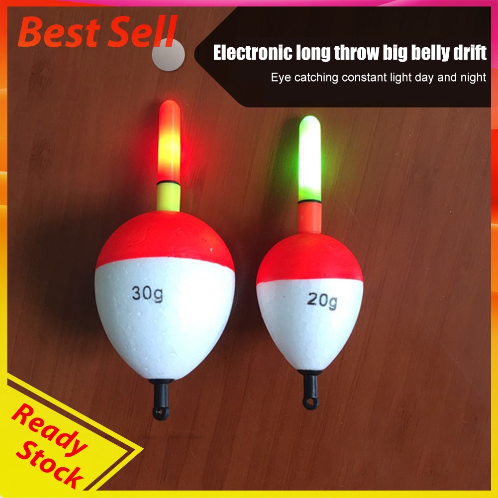 EVA Luminous Electric Fishing Floats Fishing Buoy Bobber for Sea Fishing