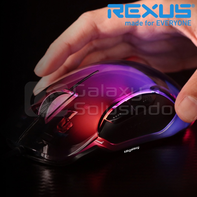 Rexus BARA X17 Crystal RGB Gaming Mouse