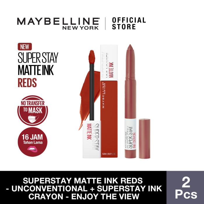 Maybelline Superstay Matte Ink Unconventional & Ink Crayon Enjoy The View - Best Makeup Kit