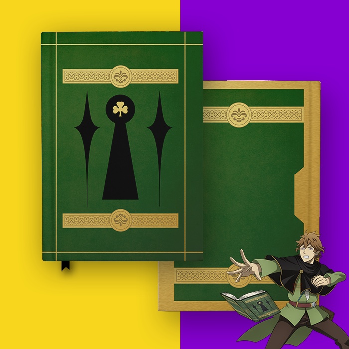 

Buku Finral Roulcase Grimoire Black Clover Anime Notebook Custom Diary Agenda Jurnal Cosplay Hardcover