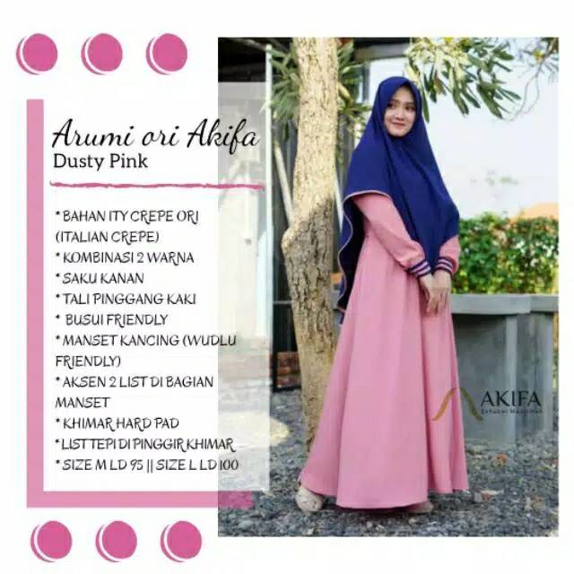 Set gamis akifa