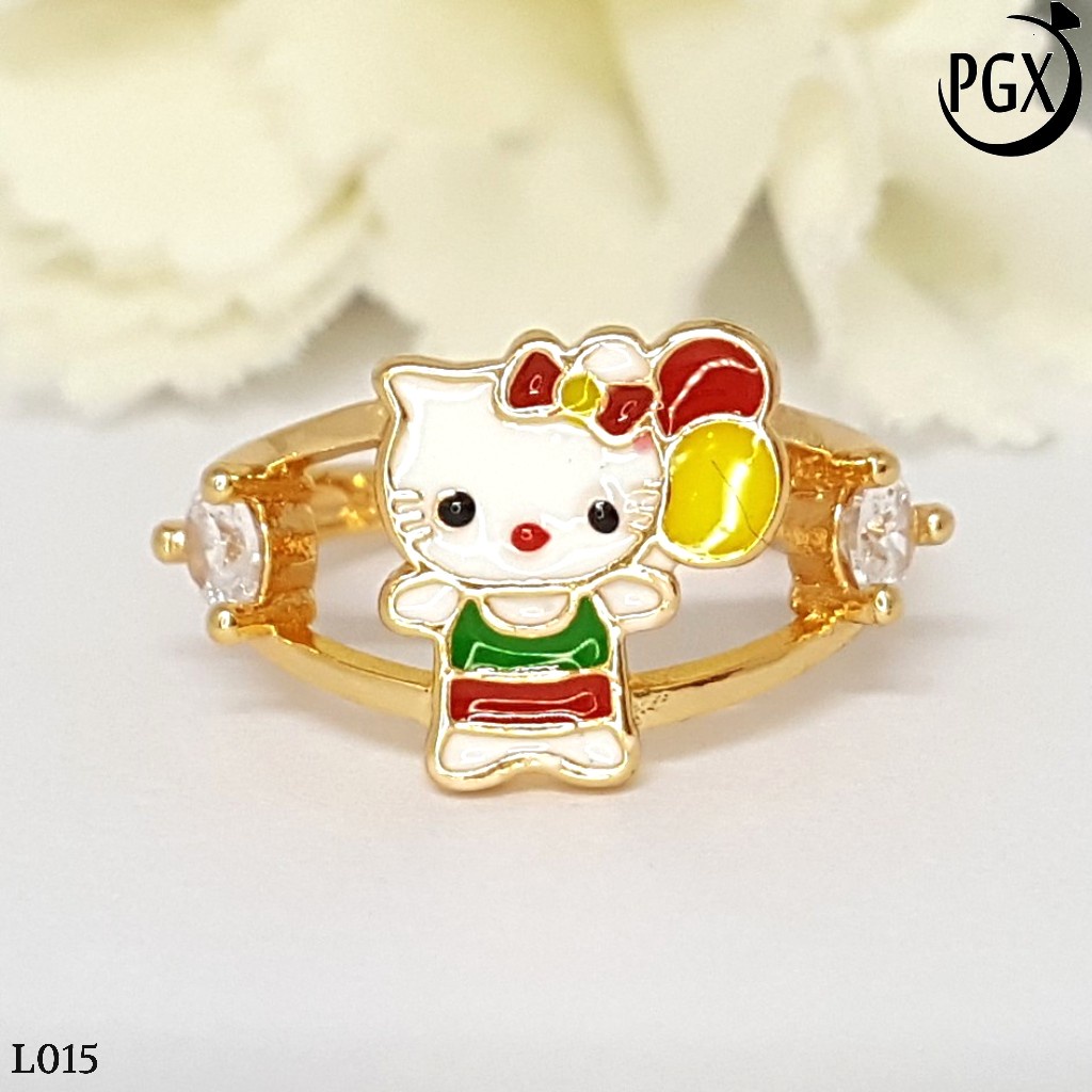 PGX Cincin Anak Xuping Aksesoris Perhiasan Lapis Emas Premium - L015