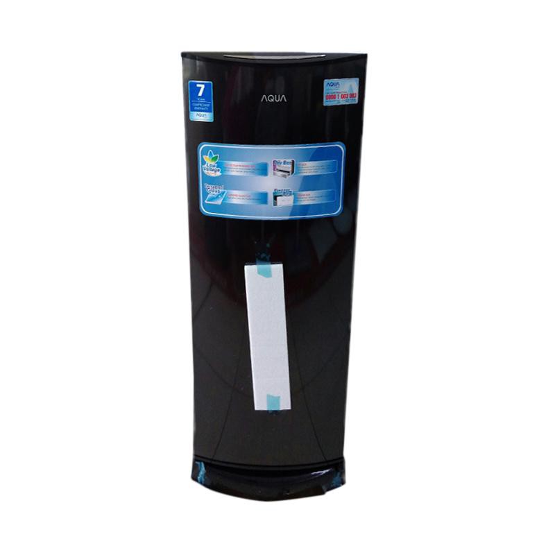 Kulkas Aqua 1 pintu AQR 205 AQR205 AQRD190 D 205 Liter Hitam SIlver