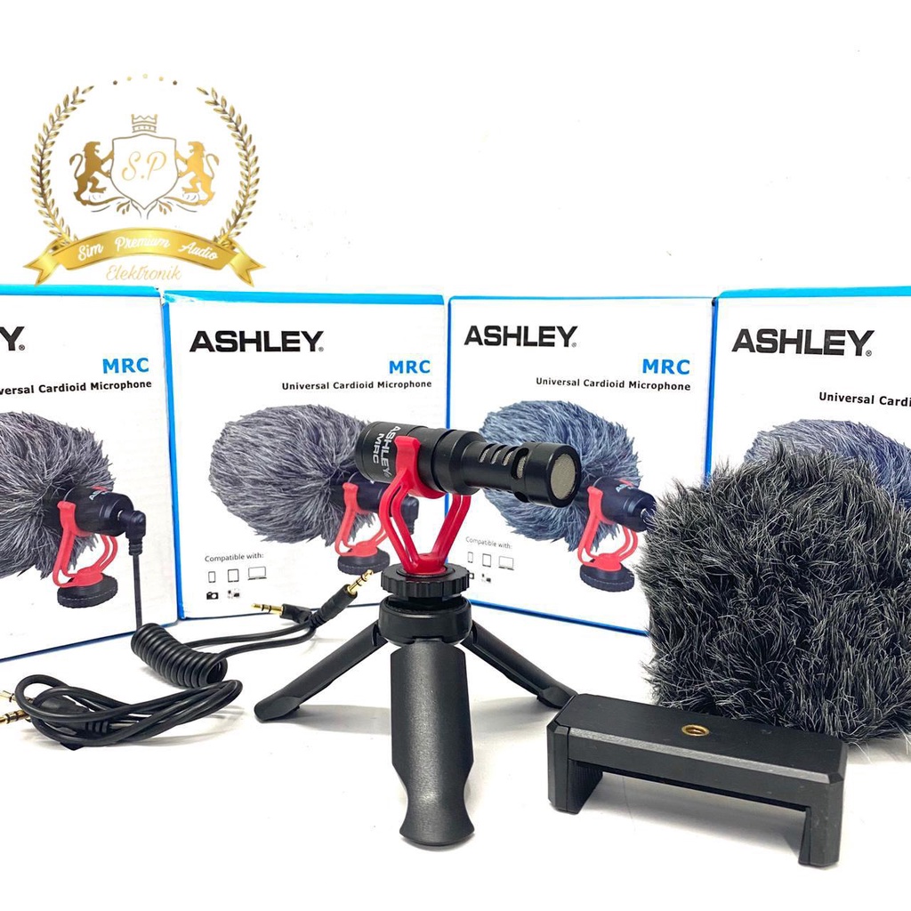 Paket Vlog Hp Mic Ashley MRC Tripod Vlogging