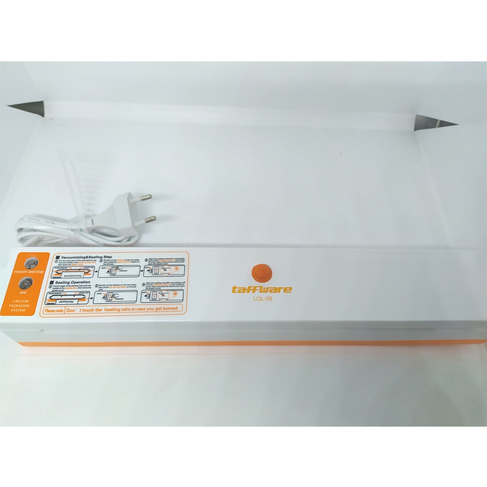 Vacuum Sealer Taffware Sealer Elektrik Plastik Pembungkus Makanan 220V 100W - LQL-08 - White