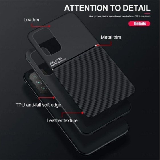 Case Xiaomi Redmi Note 10 Pro Casing IQS Carbon Fiber Mate With Magnet Premium Design