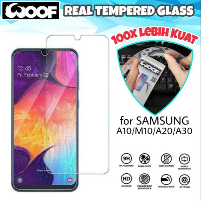 [KOIN ACC] Tempered Glass SAMSUNG A10/A10S/A20/A30/M10 - ORIGINAL REAL TEMPERED GLASS anti pecah