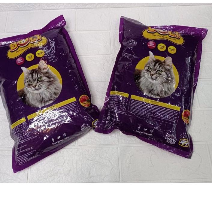 New Arival✨ Makanan Kucing BOLT 1Kg Bentuk Ikan dan Donat | Promo Hari Ini | Grosiran Murah | F⚡ASH 