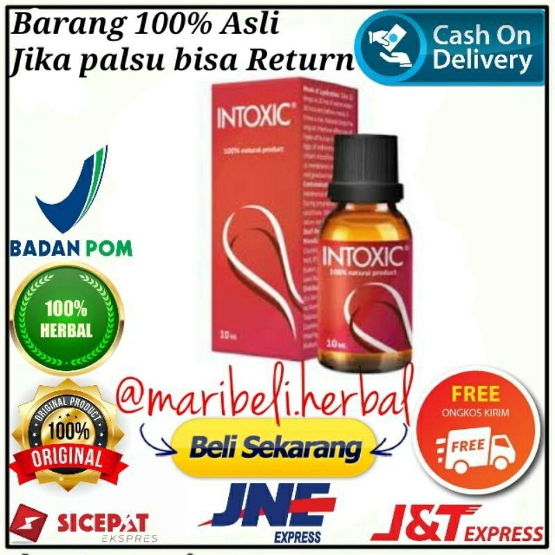 Intoxic Cairan Herbal Anti Parasit 100% Original