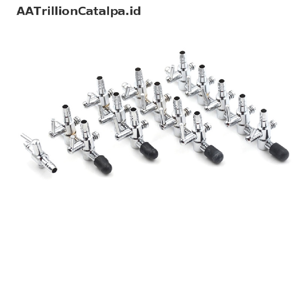 (Aatrillioncatalpa) 1pc Katup Kontrol Aliran Udara Bahan Stainless Steel Untuk Akuarium