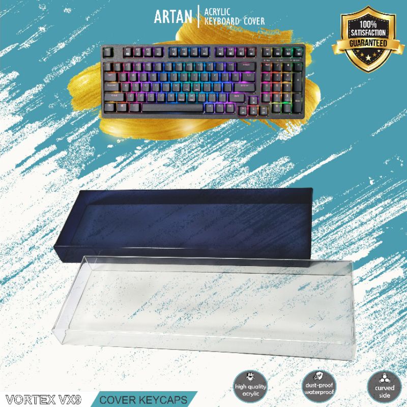 VortexSeries VX9 pro ACRYLIC KEYCAPS COVER PELINDUNG CAPS KEYBOARD MECHANICAL