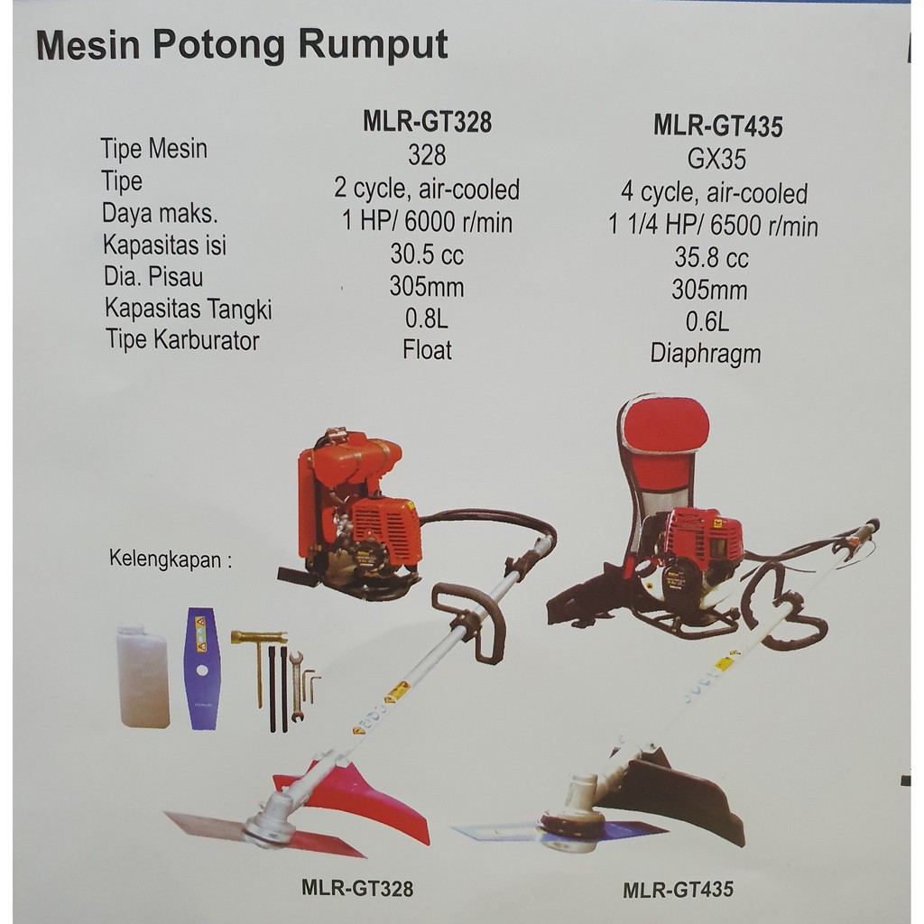 MESIN PEMOTONG RUMPUT MODEL GENDONG MESIN POTONG RUMPUT BAHAN BAKAR BENSIN AWET DAN TANGGUH