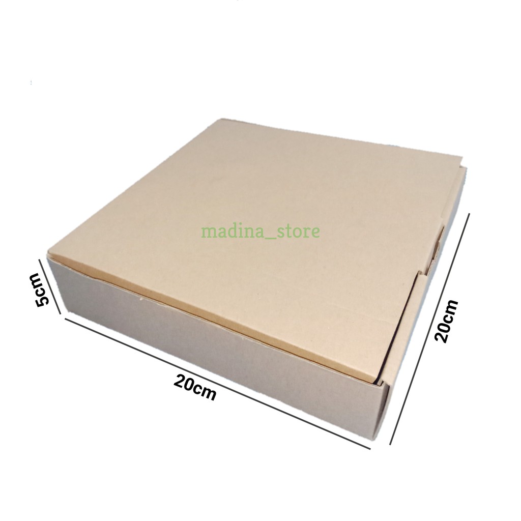 

TERBARU! Kardus Murah/Karton Packaging/Box Pizza Ukuran 20x20x5cm Kardus Pizza,Box Hampers 10pcs