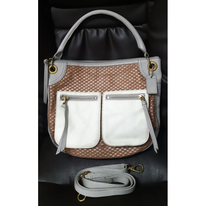 tas fossil hobo full leather original preloved second cantik murah