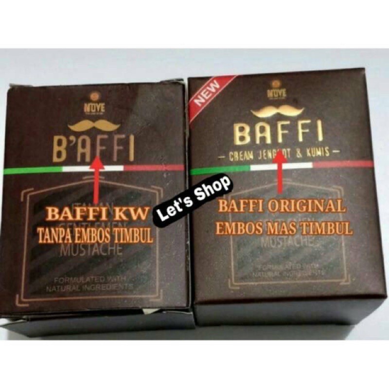 BAFFI CREAM ITALIAN GENTLEMEN MUSTACHE / PENUMBUH KUMIS/JENGGOT/ALIS