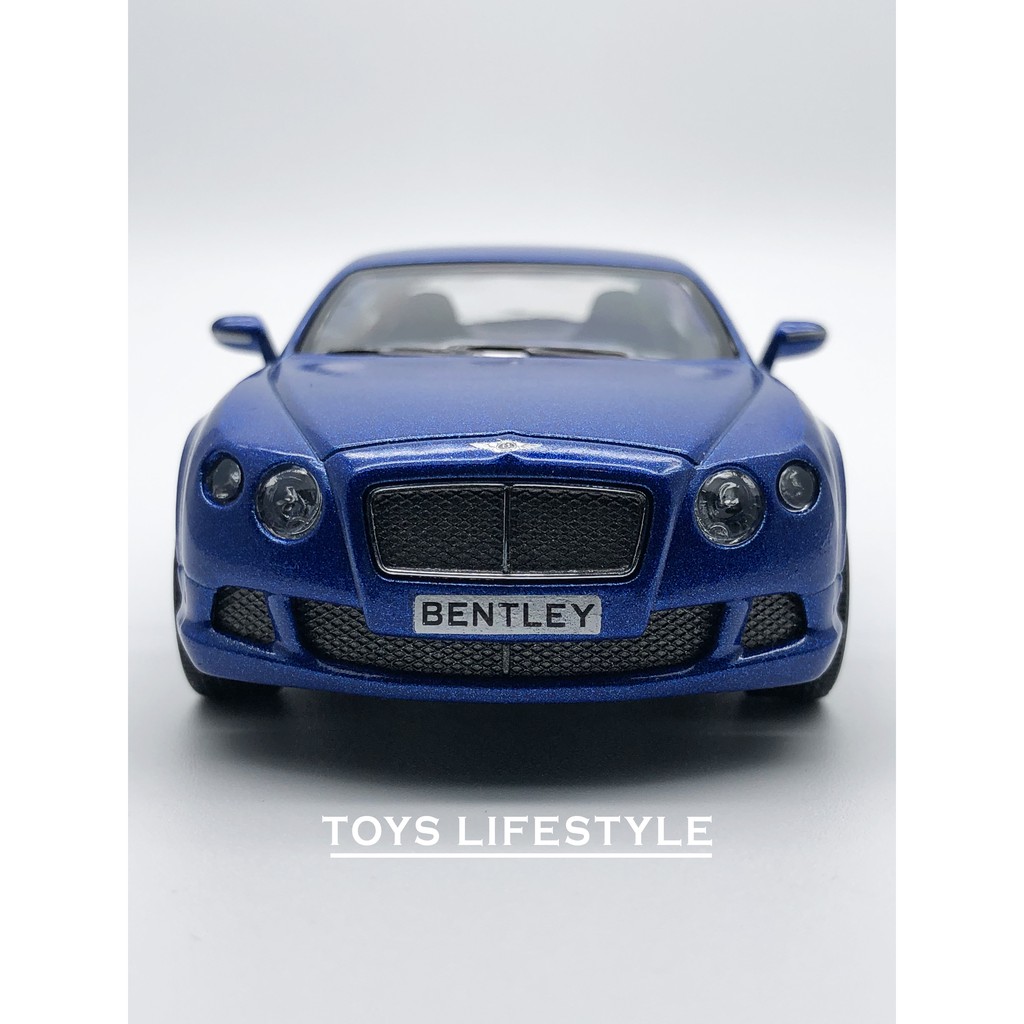 Kinsmart Diecast - 2012 Bentley Continental GT Speed (Biru)