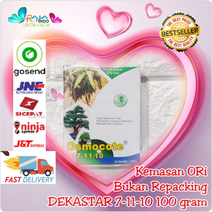 Ori Dekastar Plus 17-11-10 Te 100 Gram Pupuk DEKASTAR Osmocote 14-14-14 Daun Anggrek Majemuk Dekastar 171110