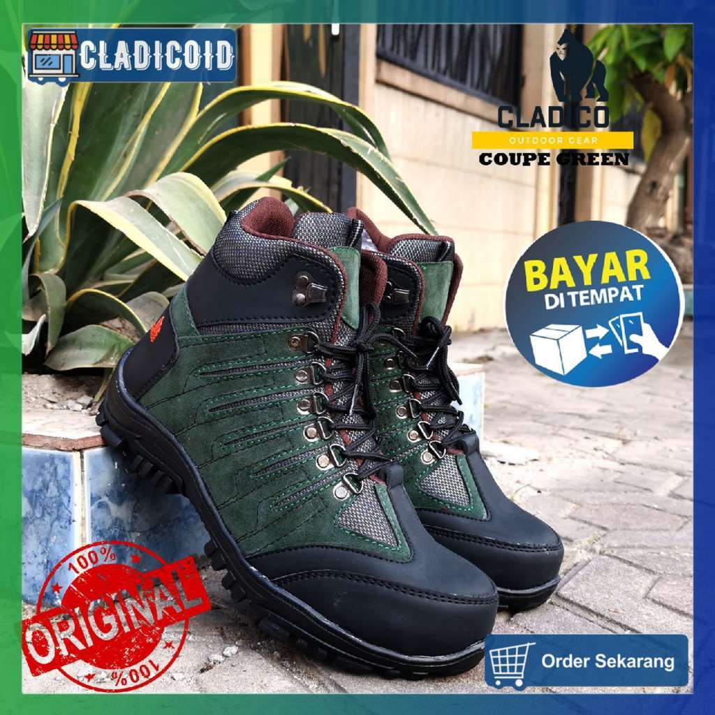 SEPATU SAFETY PRIA UJUNG BESI ORIGINAL MODEL KEREN DAN STYLISH CLADICO COUPE TINGGI