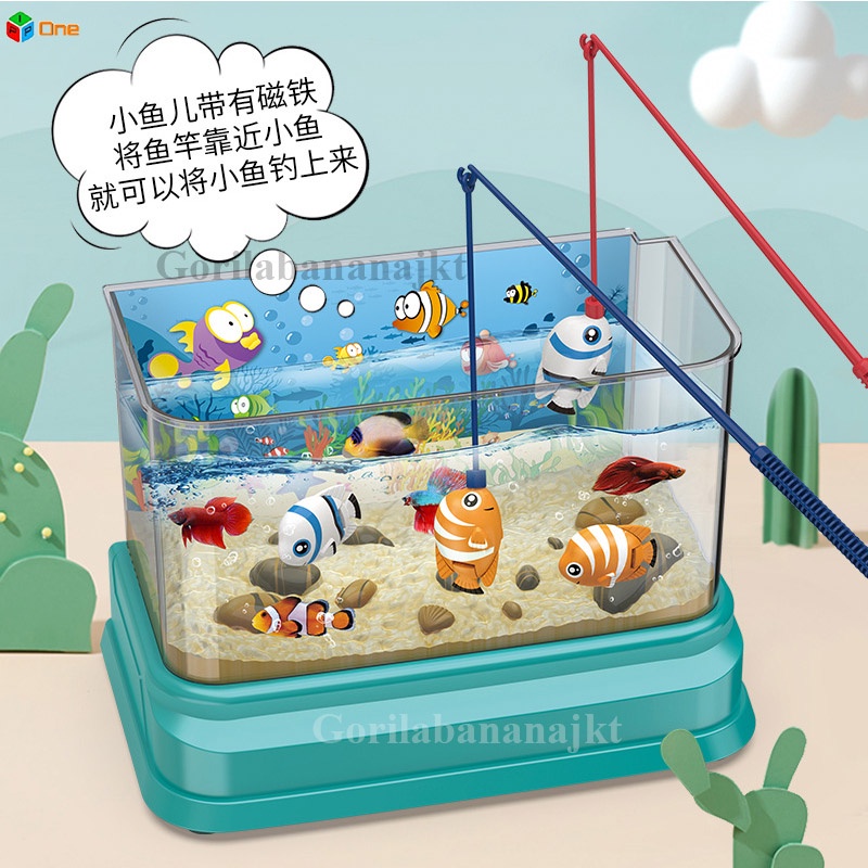 Mainan Anak Fun Aquarium FISHING GAME PANCINGAN IKAN