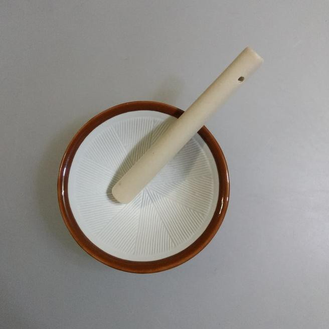 

pqd->!>jpo-389 Suribachi mortar jepang penggerus wijen