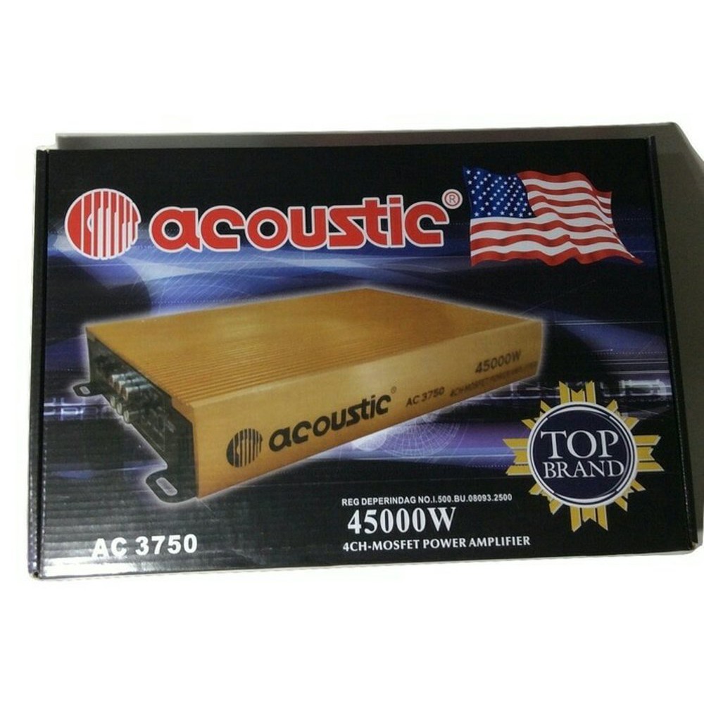 Dijual Power Amplifier Acoustic AC3750 mantap Limited
