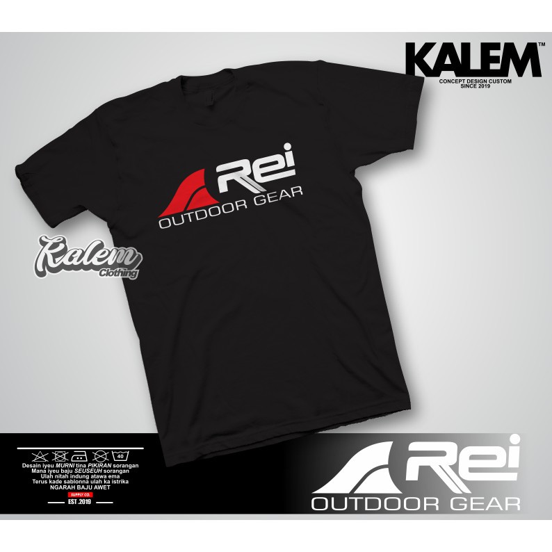 Kaos Pakaian Baju REI Outdoor Gear Logo KALEM CLOTHING -mitrabaru