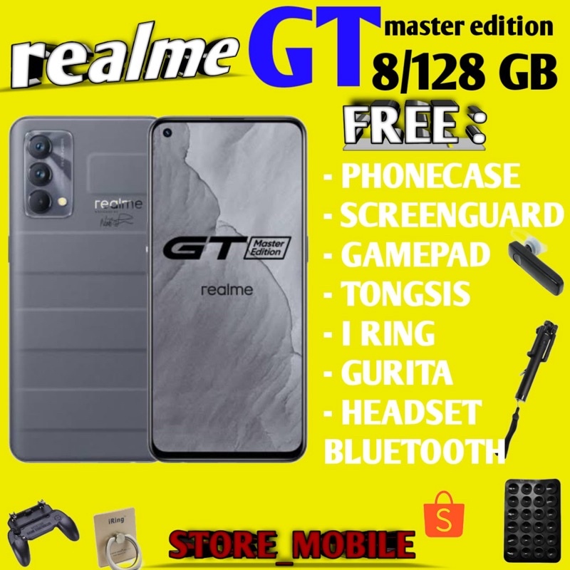 REALME GT 5G 8/128 RAM 8GB ROM 128GB MASTER EDITION GARANSI RESMI