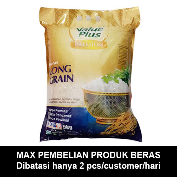 

Hpm VP Beras Premium Long Grain 5Kg Fs