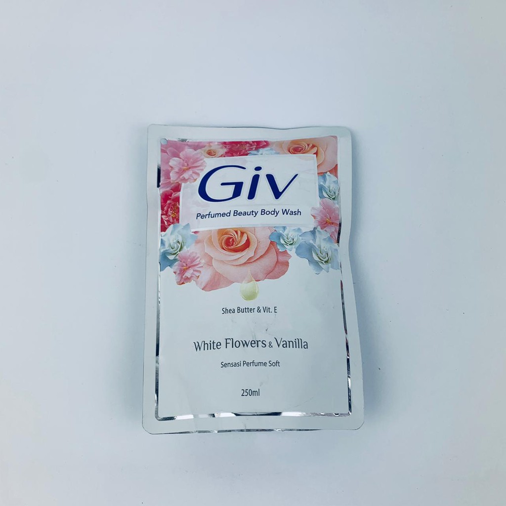 Giv / Boady wash / White flowers dan vanila / 250ml