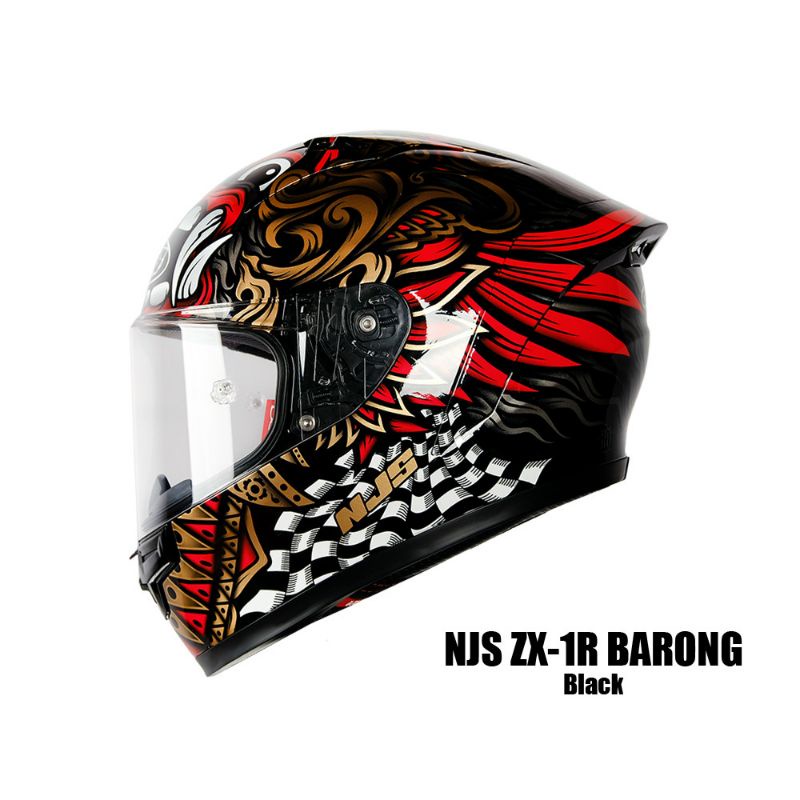 NJS ZX-1 R MOTIF (NEW)-BARONG BLACK GLOSSY