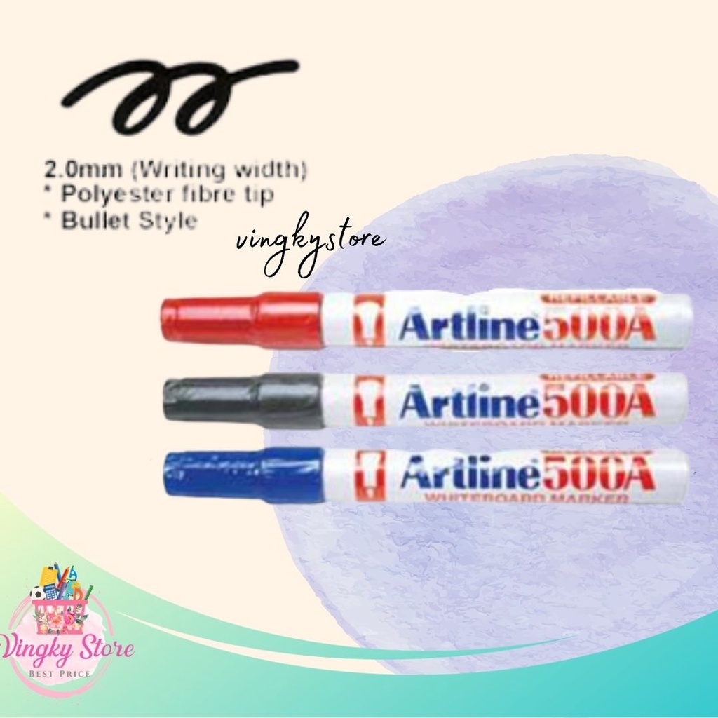 

Spidol Whiteboard Artline 500