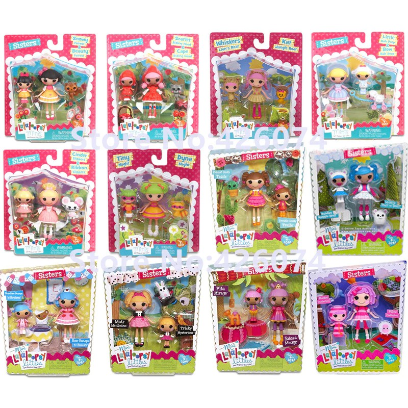 Boneka Lucu Nueva moda Lalaloopsy Minis figuras de muñecas para niñas Juguetes Decoración niños
