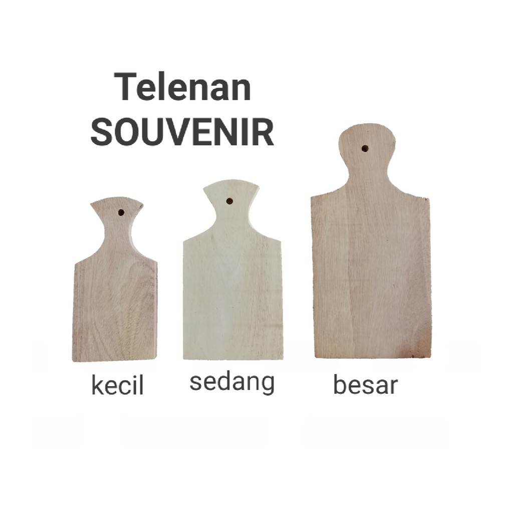 Telenan kayu - souvenir