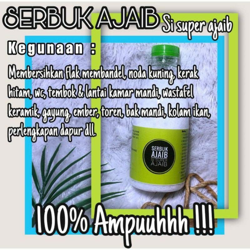 GROSIR SERBUK AJAIB PEMBERSIH KAMAR MANDI - SERBUK AJAIB PEMBERSIH WC - SERBUK PEMBERSIH LANTAI