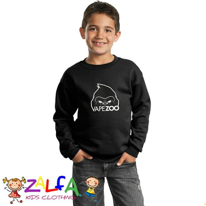 Jaket Sweater Anak Anak Lucu VapeZoo by Zalfa Clothing