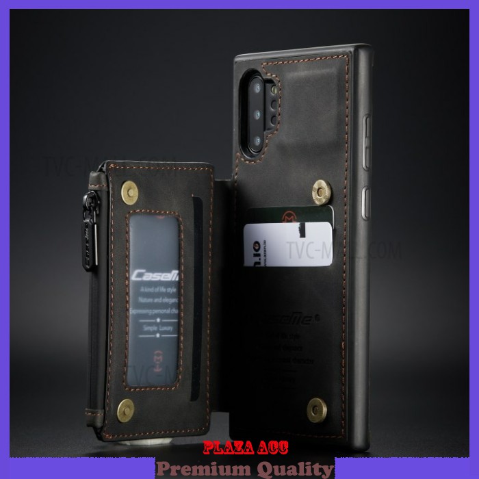 Case Samsung Note 10 Plus - Casing Samsung Note 10 Plus Case Leater Cover Wallet