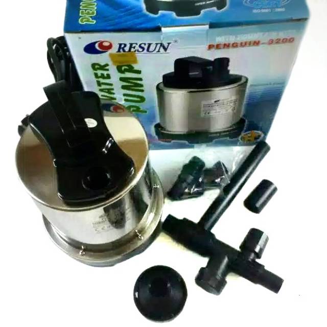 RESUN PENGUIN 3200 / pompa kolam ikan koi / sirkulasi air / filter 3200 liter 3.2 meter 80watt