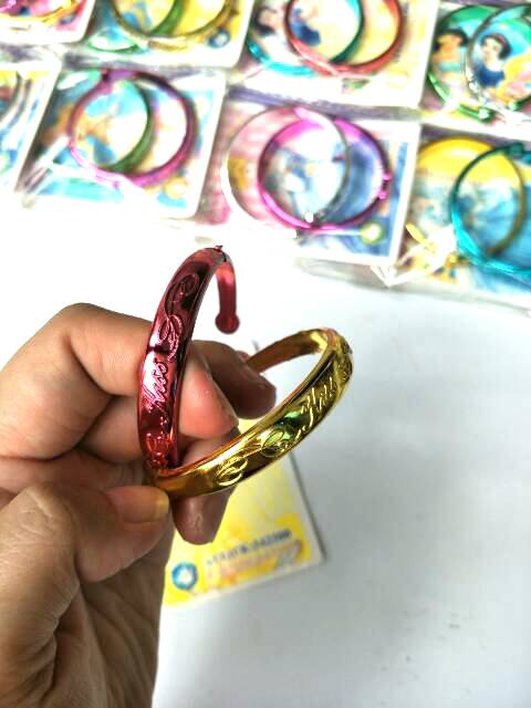 Gelang Mainan Anak Milenial dapat 2pcs Bonus Kartu Princess Hologram Murah Asesoris Anak Lucu